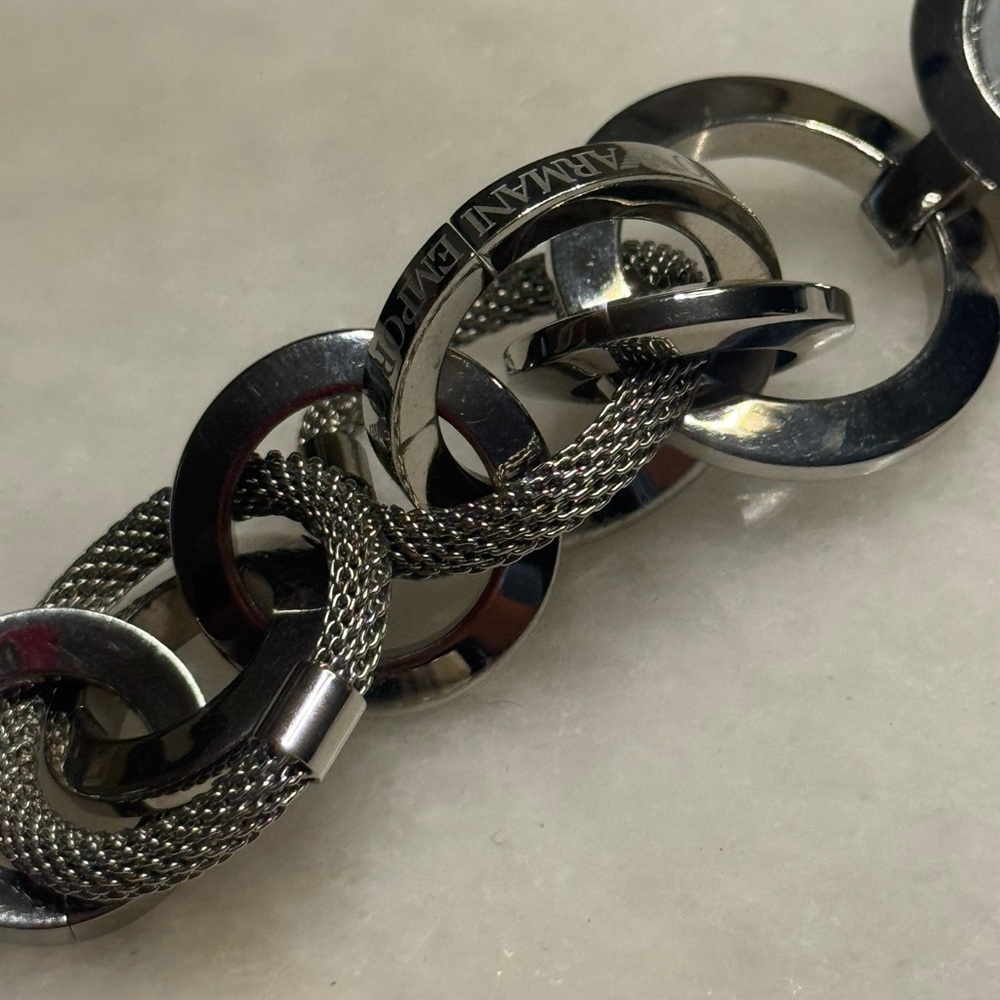 Emporio Armani Silver Women's Watch Bracelet - Picture 3 of 5